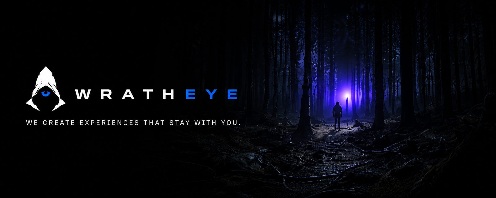 WrathEye Studios banner — we create experiences that stay with you